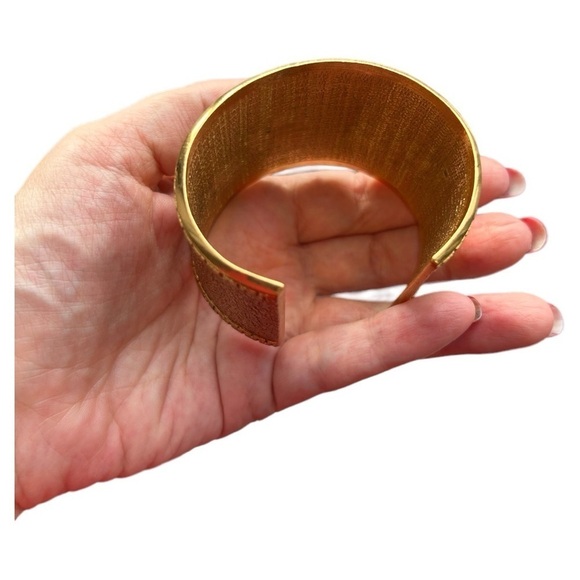 COMEDIE FRANCAISE Bacchus Figural Cuff Bracelet Attributed to Christian Lacroix - Picture 3 of 5